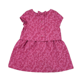 Kate Spade pink w/red embroidery dress , 18 months