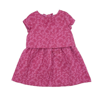 Kate Spade pink w/red embroidery dress , 18 months