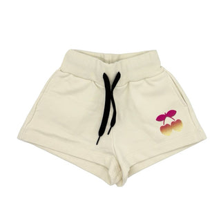 Pacha cream shorts w/cherries, 2 years