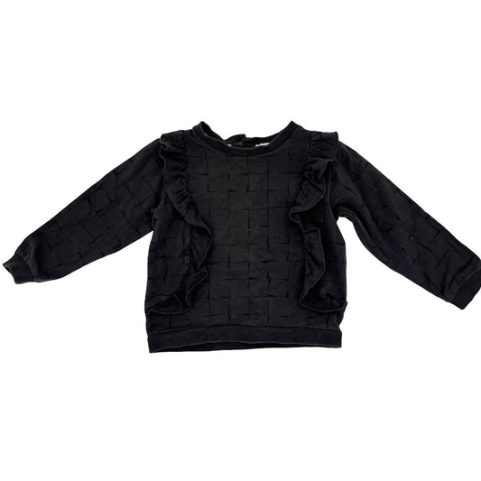 Miles the Label black box sweatshirt w/ruffles, 2 years