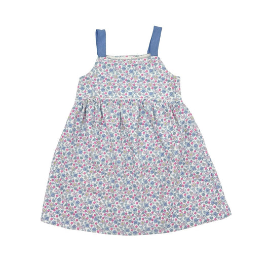 Zara floral dress w/ribbon straps, 2-3 years