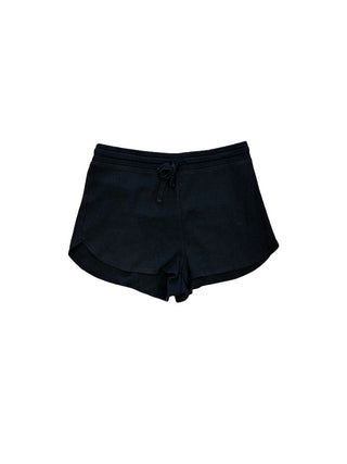 TNA Black Waffle Knit Shorts, medium