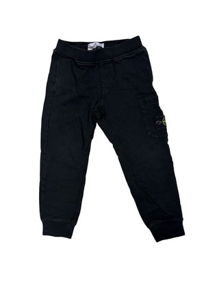 Stone Island Black sweatpants with cargo pocket, 5 years