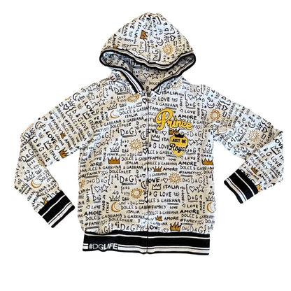 Dolce & Gabbana graffiti print sweat set, 9-10 years