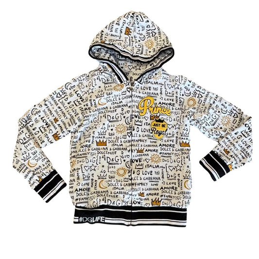 Dolce & Gabbana graffiti print sweat set, 9-10 years