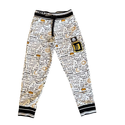 Dolce & Gabbana graffiti print sweat set, 9-10 years