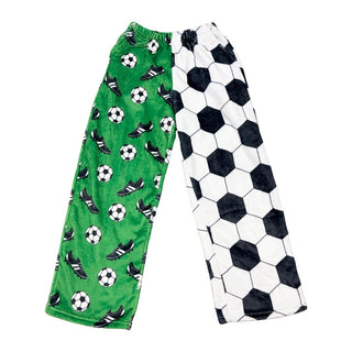 Iscream Soccer fuzzy pants, 6-8 years