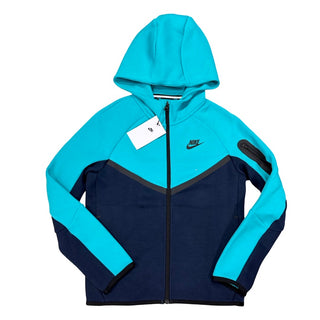 Nike Blue zip up hoodie new with tags, Youth medium