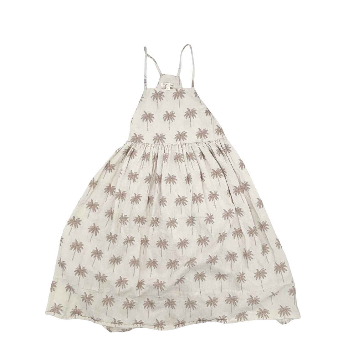Rylee + Cru palm tree dress, 6-7 years