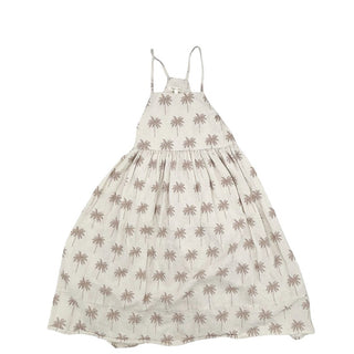 Rylee + Cru palm tree dress, 6-7 years