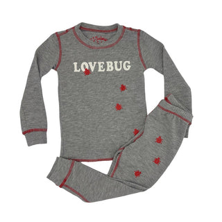 PJ Salvage Love bug pajama set, 4 years