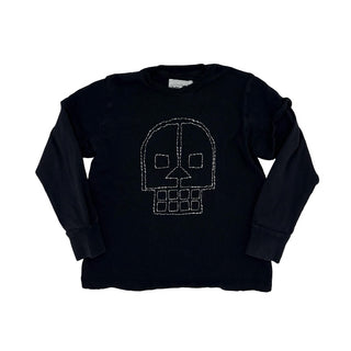 Nununu Black skull long sleeve, 3-4 years
