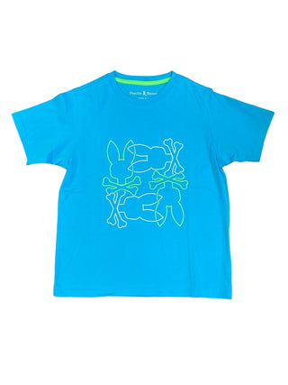 Psycho Bunny Blue tshirt, 10-12 years