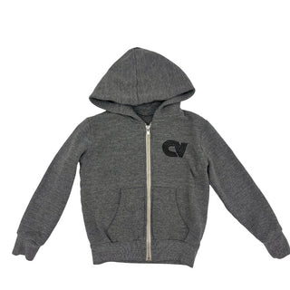 Californian Vintage Grey zip up hoodie, 4 years