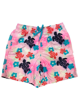 Vilebrequin Spray Paint Turtle Pattern Swim Trunks, 10 years