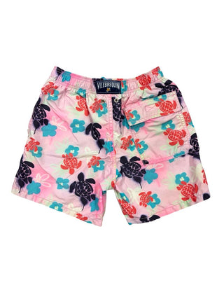 Vilebrequin Spray Paint Turtle Pattern Swim Trunks, 10 years