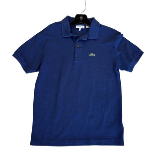 Lacoste Navy blue collared tshirt, 12 years