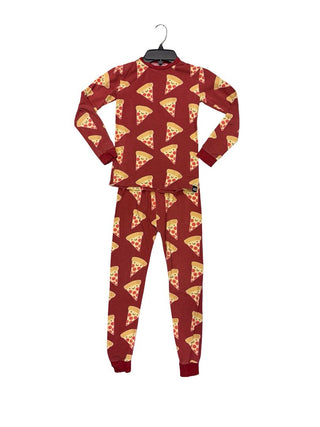 Whistle & Flute Pizza Pattern Pajamas - Small Hole, Reflected in Price, 9-10 years