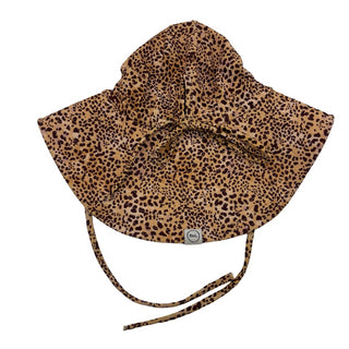 Fini Cheetah print sun hat, 1-3 years