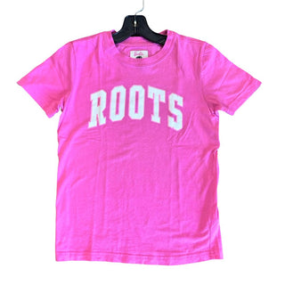 Roots x Barbie pink Barbie tshirt, youth large