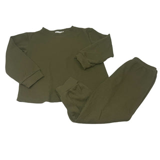 Mikki Rae Little ones Olive green set, 2 years
