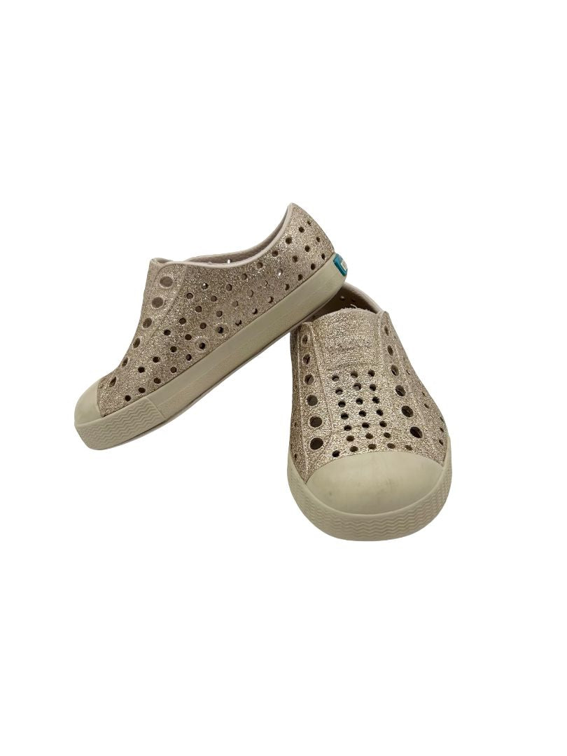 Native rose gold glitter Jeffersons, 6 little kid