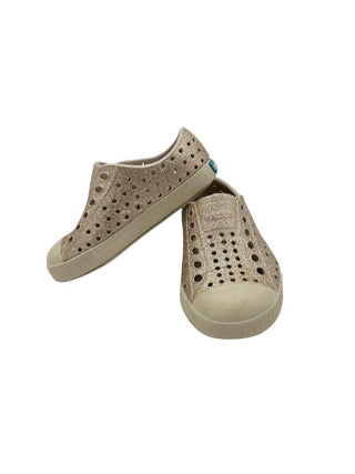 Native rose gold glitter Jeffersons, 6 little kid