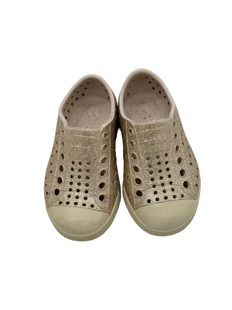 Native rose gold glitter Jeffersons, 6 little kid