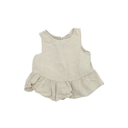 Zara tan linen top, 3 years