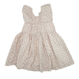 Vignette pink w/black polka dots dress, 4 years