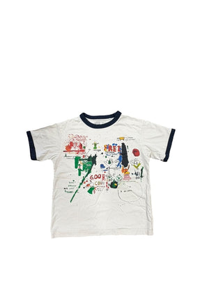Uniqlo White tshirt with details, 5-6 year