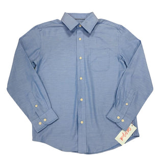 Cat & Jack Blue Button-Down Shirt - New With Tags, 8 years