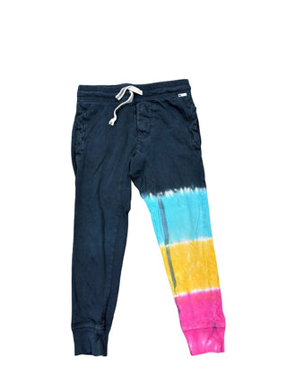 Munster Navy sweatpants with tie die at bottom , 5 years