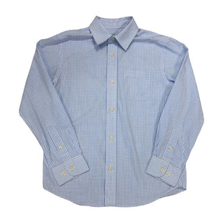 Cat & Jack Blue Gingham Check Shirt, 8 years