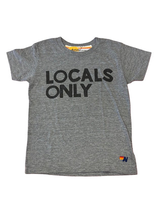 Aviator Nation Grey Locals Only tshirt, 8 years