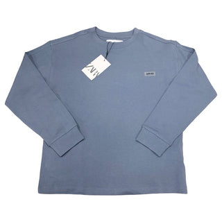 Zara Dusty Blue Heavyweight Longsleeve Tee - New With Tags, 9-10 years