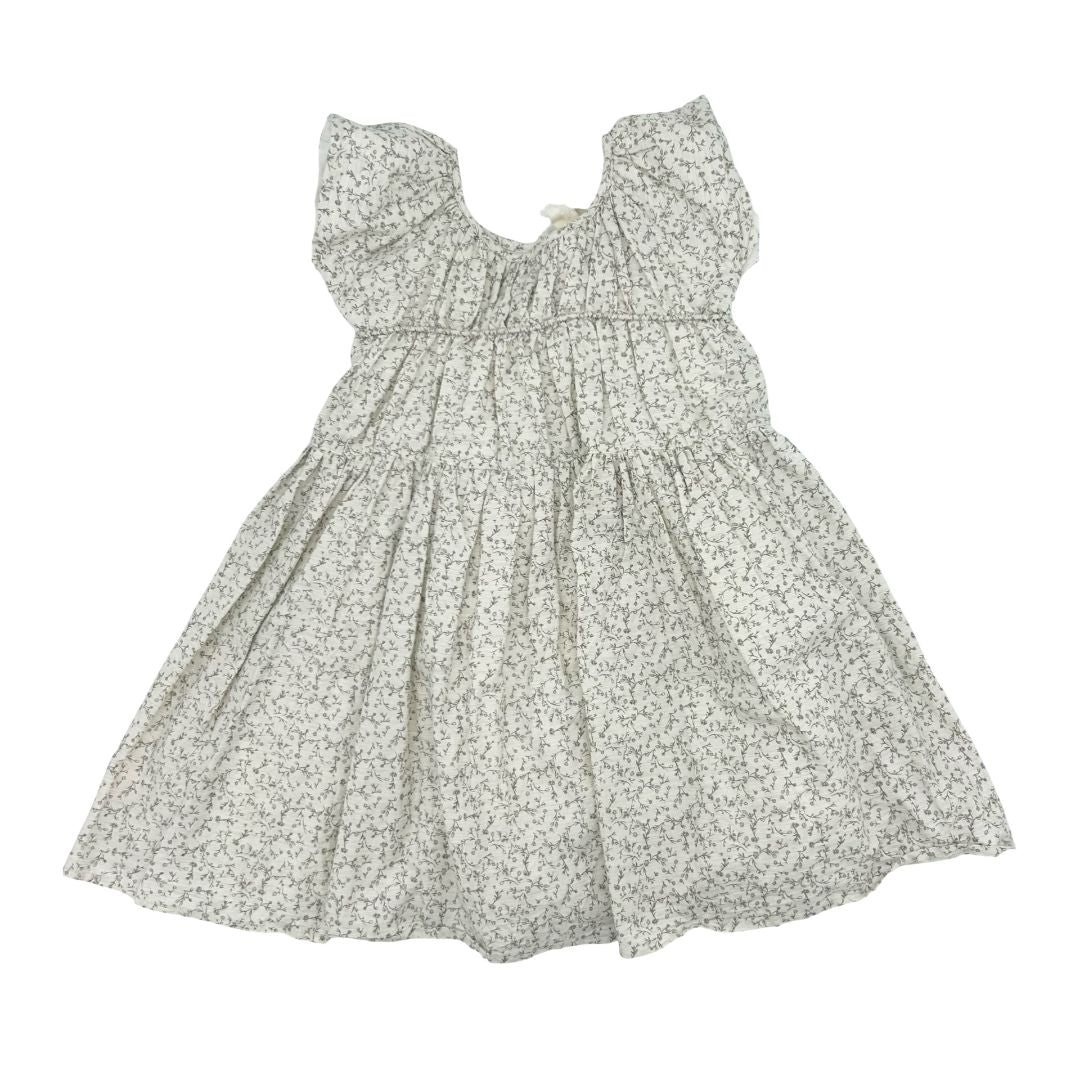 Vignette cream floral dress, 4 years