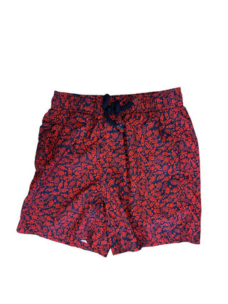 Vilebrequin Navy/red Mahina mini fishes swim shorts, 6 years