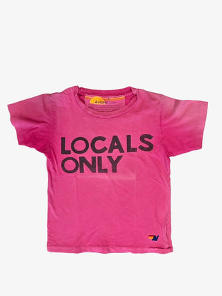 Aviator Nation Pink Locals Only tshirt, 6 years