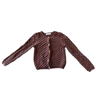 H&M Brown Button Down Cardigan, 4-6 years