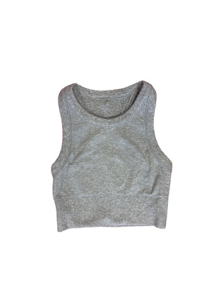 Alo Grey racerback ribbed tank top, Women’s xsmall