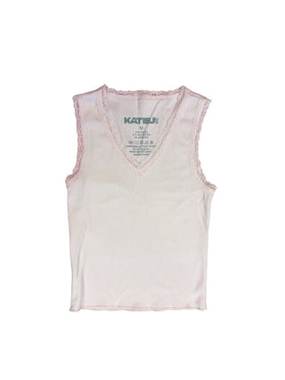Katie J Rose tank top in petal pink, Medium