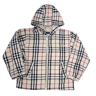 Black/red check lightweight jacket, 5 years