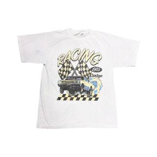 Official Dodge White racing tshirt, Youth XLarge