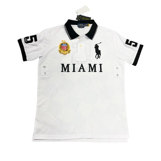 Ralph Lauren New w/tags white  collared Miami Polo tshirt, Men’s medium