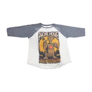 Universal Studios Grey E.T Phone Home long sleeve, Youth small