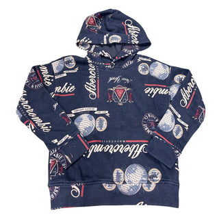 Abercrombie Kids Allover Print Navy Sweatshirt, 7-8 years