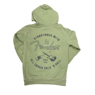 Fender Green Sweatshirt with Arm and Back Graphics, 10-12 years