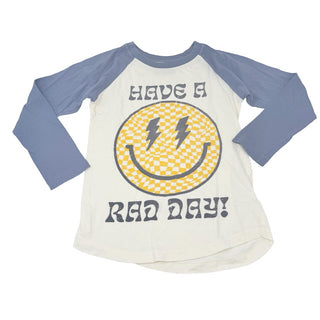 Tiny whales Smiley face long sleeve, 6 years