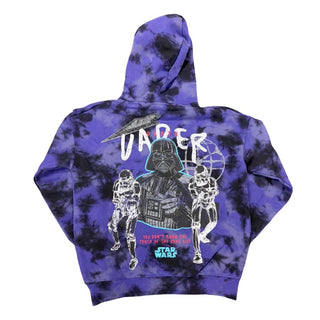 H&M Purple and Black Tie Dye Sweatshirt with Star Wars Graphics, 8-10 years